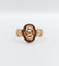 Bague 54.5 Bague chevalière victorienne or rose, décorations finement ciselées (circa 1890) 58 Facettes A04854
