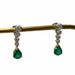 Boucles d'oreilles Boucles d'oreilles aux émeraudes gouttes 58 Facettes REF24017-181