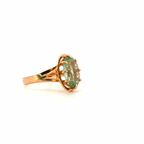 Bague 54 Solitaire Or Jaune 58 Facettes