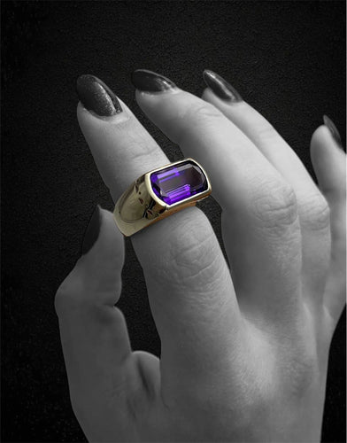 Bague Bague moderne avec améthyste 58 Facettes