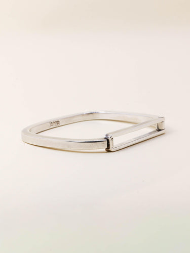 Bracelet JACOB Bracelet jonc carré en argent 58 Facettes 1205.3