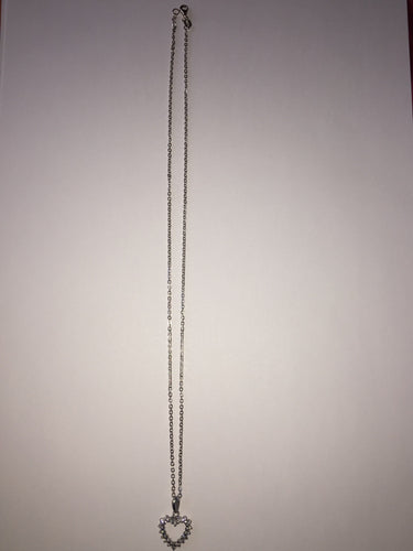 Collar COEUR en oro blanco y diamantes