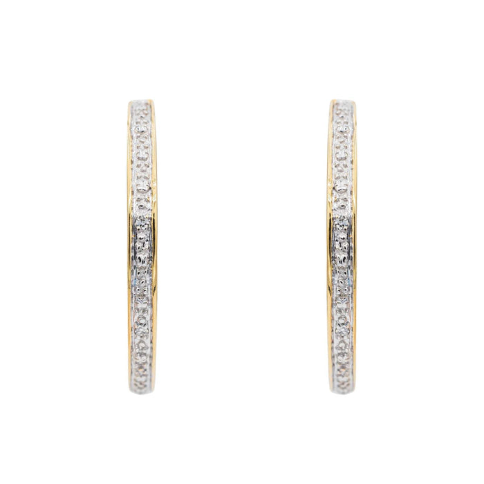 Boucles d'oreilles Boucles d'oreilles Créoles Or jaune Diamant 58 Facettes 2905335CN