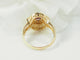 Bague 59 Bague jupe en or jaune, rubis et diamants 58 Facettes 33440