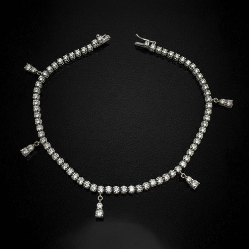 Bracelet Bracelet de tennis en or blanc 58 Facettes