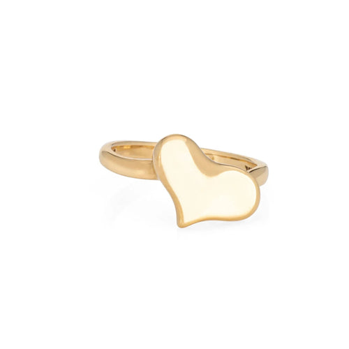 Bague 53 Angela Cummings - Bague Coeur Vintage Or Jaune 58 Facettes G13407
