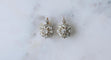 Boucles d'oreilles Boucles d'oreilles Belle Époque Marguerite or rose, diamants 58 Facettes