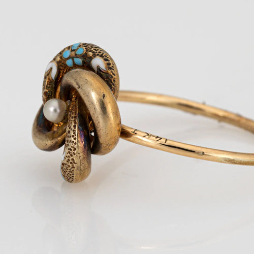 Bague 50 Bague noeud infini conversion or jaune 58 Facettes G7450