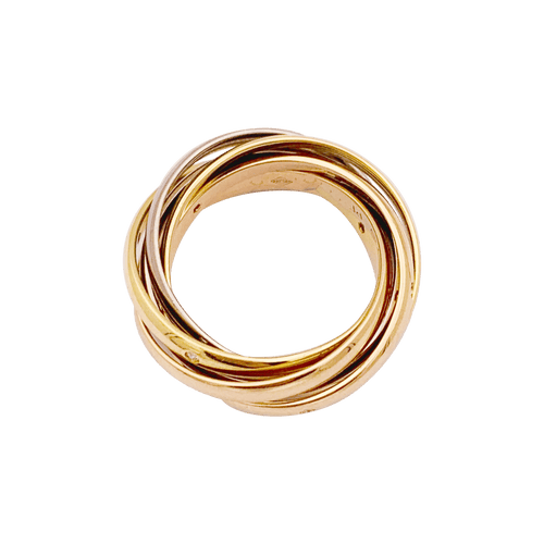 Bague 53 Bague Cartier "Trinity 6 anneaux" trois ors, diamants. 58 Facettes 34352