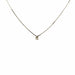 Collier Collier Or Blanc 18k & Diamant 58 Facettes CO-GS36162