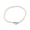 Collier Collier de perles japonaises avec fermoir en or blanc 58 Facettes