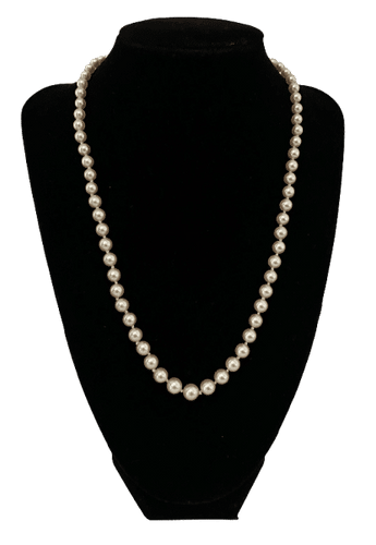 Collier Collier 71 perles de culture blanche fermoir or 58 Facettes