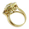 Bague 57 Bague en or jaune avec émeraude de 1,98 ct et diamants 58 Facettes G3787