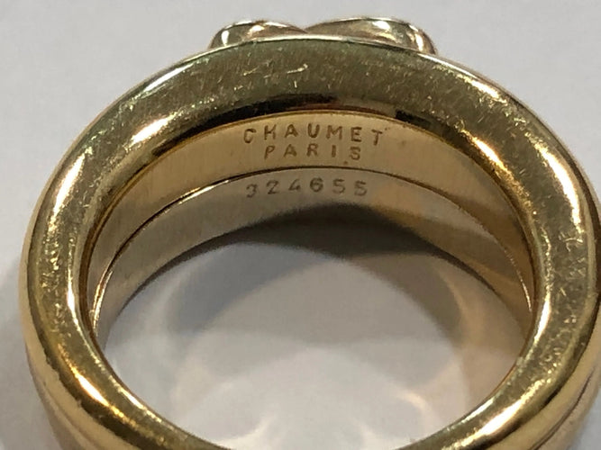 Bague 51 CHAUMET - Bague Le lien or jaune massif 58 Facettes