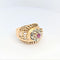 Bague 52 Bague or rose et rubis 58 Facettes 28993