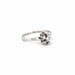 Bague 57 Solitaire Or Blanc Diamant 58 Facettes 3-GS30185-01