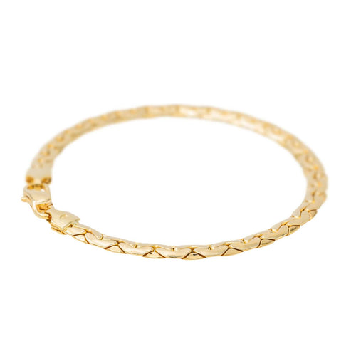 Bracelet Bracelet Maille haricot Or jaune 58 Facettes 3675285CN