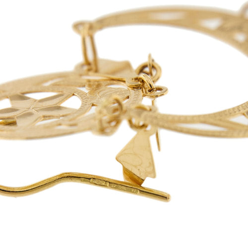 Boucles d'oreilles Boucles d'oreilles pendantes gitane 58 Facettes 35800