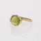 Bague 51 Bague péridot cabochon or jaune 58 Facettes 24-337B