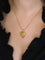 Pendentif coeur Art Nouveau or jaune 58 Facettes 1076.1