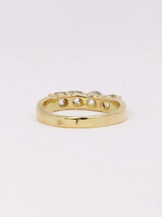 Bague 52 Bague or jaune diamants 58 Facettes J385