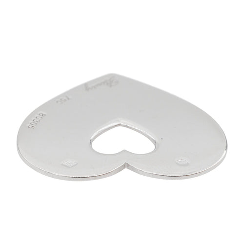 Pendentif Poiray Pendentif Coeur Coeur Or blanc 58 Facettes 3049964CN