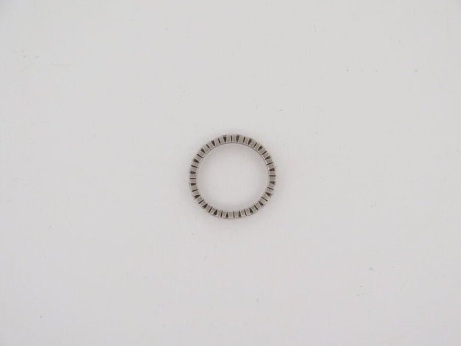 Bague 49 bague alliance pavage complet 20 diamants en platine 58 Facettes 261951