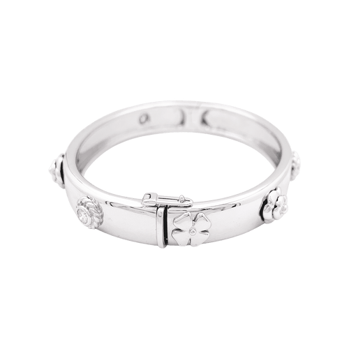 Bracelet Chanel "Trois Symboles" or blanc, diamants. 58 Facettes 34217