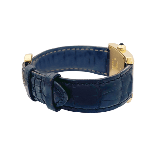 Montre Montre Cartier "Tank Française" or jaune. 58 Facettes 34205