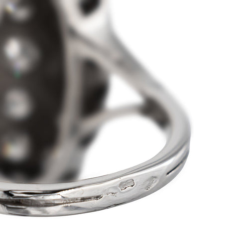 Bague 51.5 Bague Marquise Or blanc Diamant 58 Facettes 2867339CN