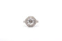 Bague 53 Bague diamant 1,40cts I/VS1 en platine 58 Facettes 25144-26280