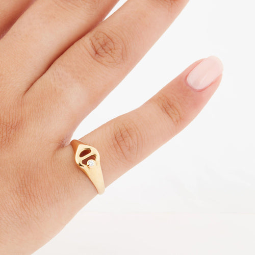 Bague 51 BAGUE OR JAUNE COLLECTION Catherine Deneuve 58 Facettes RÉF 11072/16