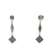 Boucles d'oreilles Geometric Diamond Drop Earrings 58 Facettes UN0151