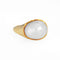 Bague Bague vintage Tiffany & Co. en or jaune 18 carats, signée Elsa Peretti, taille 5,5, or et perle. 58 Facettes G13980