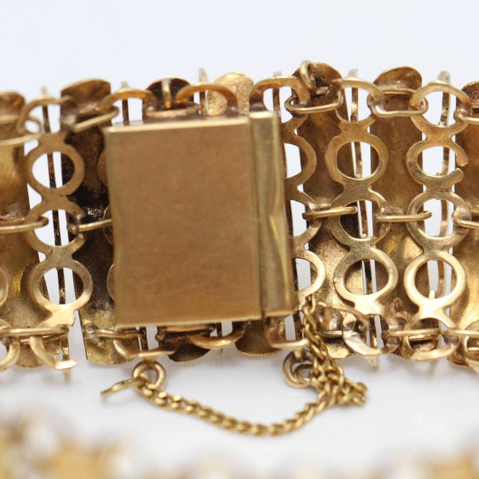 Bracciale snodato in oro 18k