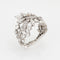 Bague 57.5 Bague en platine avec diamants mixtes 58 Facettes G13725