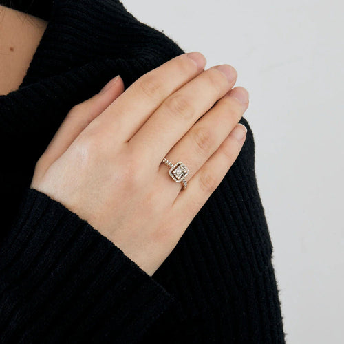 Bague 50 Bague or rose et diamants 58 Facettes BO/230028/