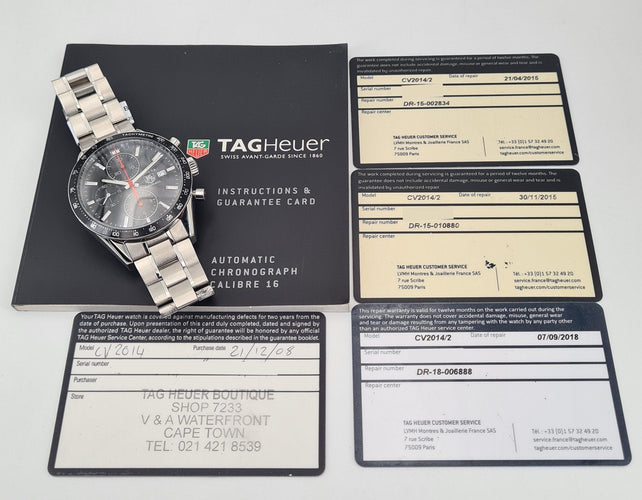 Montre TAG HEUER Carrera Chronographe Calibre 16 58 Facettes CV2014
