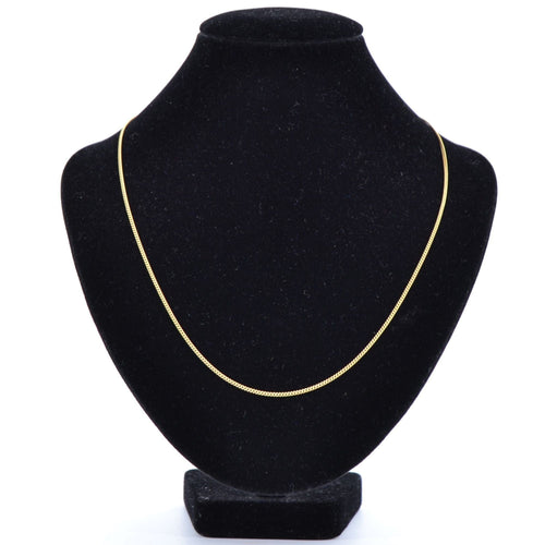 Collier Chaine gourmette or jaune 58 Facettes 15-398