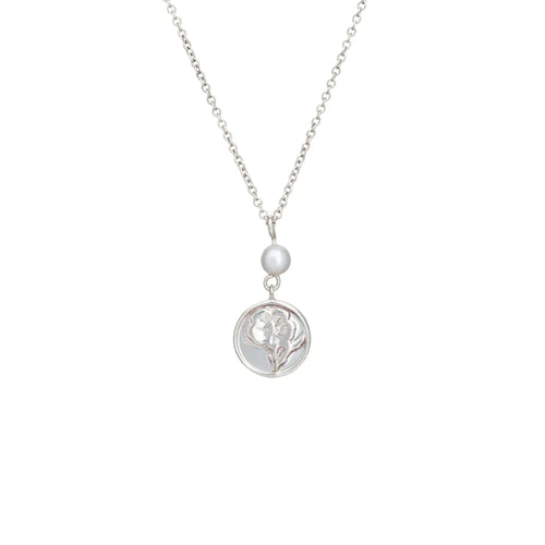 Bague Tiffany & Co Collier Rose en Argent Sterling Perle 16 58 Facettes G13445