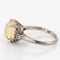 Bague 52 Bague diamant opale gelée naturelle 2,75 ct platine 58 Facettes G11958