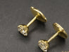 Boucles d'oreilles Boucles d'Oreilles Puces Diamants Or Jaune 58 Facettes A10509