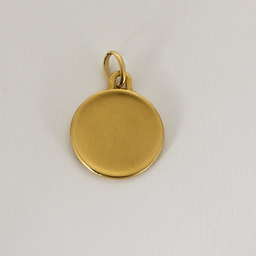 Pendentif AUGIS - Médaille religieuse or jaune 58 Facettes CAL2281