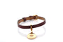 Bracelet Bracelet signé Cartier en or 18k et cuir 58 Facettes 27329