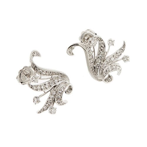 Boucles d'oreilles Boucles d'oreilles à tige en diamant 58 Facettes 38923