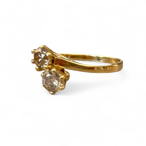 Bague 58 Bague toi et moi diamants 58 Facettes 218