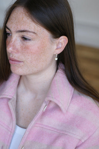 Boucles d'oreilles Dormeuses Pendantes, Diamants Coussin 1,10 Ct 58 Facettes