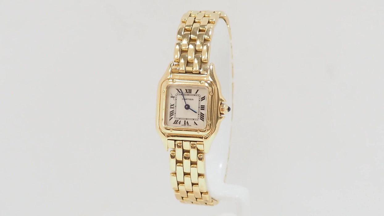 CARTIER - Uhr Panthère Gelbgold