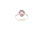 Bague 55 Bague Platine Saphir rose Diamants 58 Facettes 24085