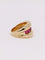 Bague 52 Bague jonc or jaune rubis calibrés 58 Facettes 1049.2
